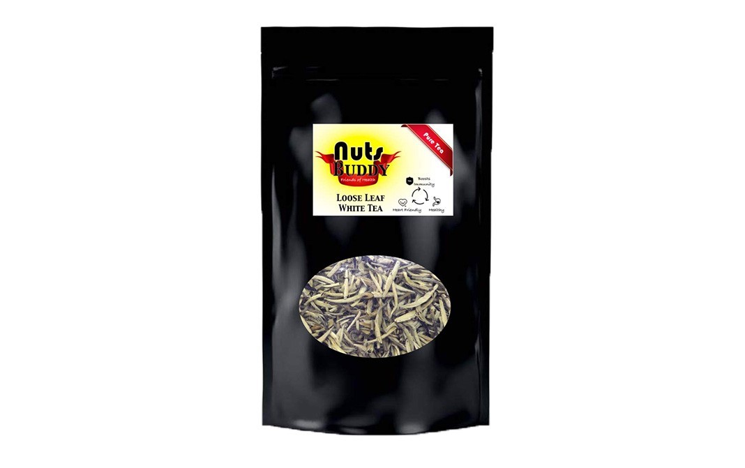 Nuts Buddy Loose Leaf White Tea    Pack  350 grams